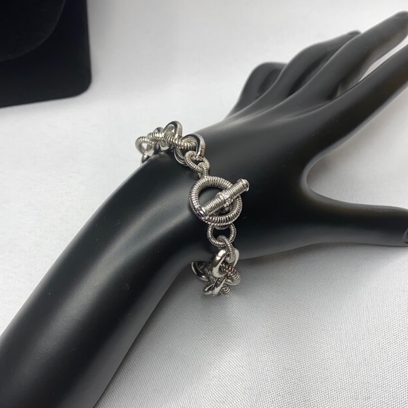 Judith Ripka .925 Braclet Maltese Cross 47g - Picture 2 of 6